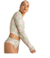 【ROXY ロキシー 公式通販】ロキシー（ROXY）Roxy HIBISCUS DAZE CROP LYCRA ウィメンズ ラッシュガード