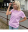 【ROXY ロキシー 公式通販】ロキシー（ROXY）Roxy GET SOME SUNSHINE ウィメンズ 半袖Tシャツ 接触冷感 バックプリント