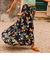 Roxy SWEETWATER MAXI PRINTED ウィメンズ ロングスカート BLACK ボタニカル柄 フラワープリント 花柄