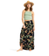 Roxy SWEETWATER MAXI PRINTED ウィメンズ ロングスカート BLACK ボタニカル柄 フラワープリント 花柄