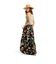 Roxy SWEETWATER MAXI PRINTED ウィメンズ ロングスカート BLACK ボタニカル柄 フラワープリント 花柄