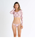 【ROXY ロキシー 公式通販】ロキシー（ROXY）Roxy PARTY WAVES L/S BIKINI ウィメンズ 長袖ラッシュガード ボトムセット