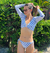 【オンラインストア・直営店限定】Roxy ARTSY TILE CROP TOP LYCRA ウィメンズ スイムウェア ラッシュガード トップス