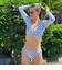 【オンラインストア・直営店限定】Roxy ARTSY TILE CROP TOP LYCRA ウィメンズ スイムウェア ラッシュガード トップス