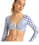 【オンラインストア・直営店限定】Roxy ARTSY TILE CROP TOP LYCRA ウィメンズ スイムウェア ラッシュガード トップス