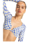 【オンラインストア・直営店限定】Roxy ARTSY TILE CROP TOP LYCRA ウィメンズ スイムウェア ラッシュガード トップス
