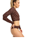 【ROXY ロキシー 公式通販】ロキシー（ROXY）Roxy ROXY PRO NOSE RIDE CROP LYCRA ウィメンズ ラッシュガード