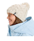 ROXY ウィメンズ WINTER BEANIE ケーブル編みビーニー ポンポン 【25-26SNOWモデル】