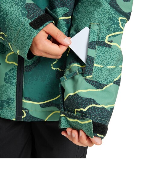 QUIKSILVER キッズ MISSION PRINTED YOUTH JK スノージャケット 【25
