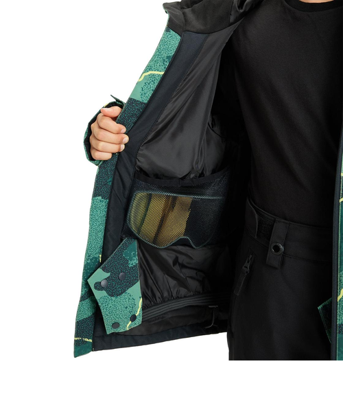 QUIKSILVER キッズ MISSION PRINTED YOUTH JK スノージャケット 【25