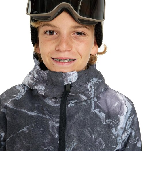 QUIKSILVER キッズ MISSION PRINTED YOUTH JK スノージャケット 【25