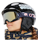 ROXY キッズ(5-8歳) MISSY スノーゴーグル 平面レンズ メッシュフィルター付き 【25-26SNOWモデル】