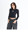 Roxy SPARKLY ウィメンズ タイトシルエット長袖Tシャツ ラインストーンロゴ <2025FW HEART WAVE>