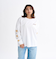 Roxy BELLIS L/S TEE ウィメンズ 長袖Tシャツ バックプリント <2025FW HEART WAVE>