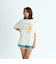 【ROXY ロキシー 公式通販】ロキシー（ROXY）【OUTLET】Roxy SQUEEZE THE DAY ウィメンズ 半袖ラッシュガード ヴィンテージ風加工