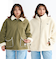 Roxy CHEER UP ウィメンズ リバーシブル ボアジャケット 撥水加工 <2025FW HEART WAVE HOLIDAYS>