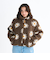 【ROXY ロキシー 公式通販】ロキシー（ROXY）Roxy ALL DAY ウィメンズ フラワー柄 ボアジャケット 中綿 ダブルジップ