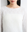 【洗える】フラワージャガードロングTシャツ