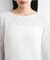 【洗える】フラワージャガードロングTシャツ