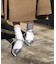 リボンヒールパンプス