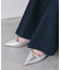 スリングバックリボンミュール