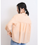 【防シワ/接触冷感/洗える】ボリュームスリーブショート丈シアーシャツ