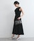 【VIS DRESS】チュールフラワードッキングワンピース