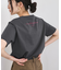 【接触冷感】フラワーフォト＆ロゴTシャツ
