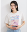 【接触冷感】フラワーフォト＆ロゴTシャツ