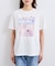 【接触冷感】フラワーフォト＆ロゴTシャツ