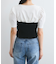 【新色追加】【美easy】釦ビスチェTシャツドッキングプルオーバー【接触冷感/洗える】
