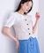 【新色追加】【美easy】釦ビスチェTシャツドッキングプルオーバー【接触冷感/洗える】