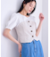 【新色追加】【美easy】釦ビスチェTシャツドッキングプルオーバー【接触冷感/洗える】