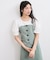 【新色追加】【美easy】釦ビスチェTシャツドッキングプルオーバー【接触冷感/洗える】