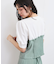 【新色追加】【美easy】釦ビスチェTシャツドッキングプルオーバー【接触冷感/洗える】