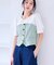 【新色追加】【美easy】釦ビスチェTシャツドッキングプルオーバー【接触冷感/洗える】