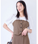 【新色追加】【美easy】釦ビスチェTシャツドッキングプルオーバー【接触冷感/洗える】