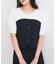 【新色追加】【美easy】釦ビスチェTシャツドッキングプルオーバー【接触冷感/洗える】