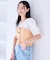 【新色追加】【美easy】釦ビスチェTシャツドッキングプルオーバー【接触冷感/洗える】