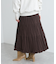 【洗える】ワッシャー加工スカート