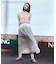 【Reebok】VIS別注ロゴベルトフレアースカート