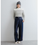 【洗える】シャイニーワンタックワイドパンツ