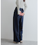【洗える】シャイニーワンタックワイドパンツ