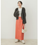 フェイクレザーIラインロングスカート