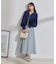 ナイロンワッシャーAラインスカート
