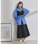 ナイロンワッシャーAラインスカート
