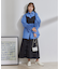 ナイロンワッシャーAラインスカート