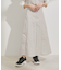 ナイロンワッシャーAラインスカート