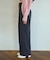 【洗える・防シワ】美easy裏起毛ワイドパンツ