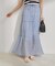 柄＆無地アソートシャーリングティアードスカート